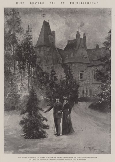 エドワード7世、フリードリッヒショフ 作： Henry Charles Seppings Wright